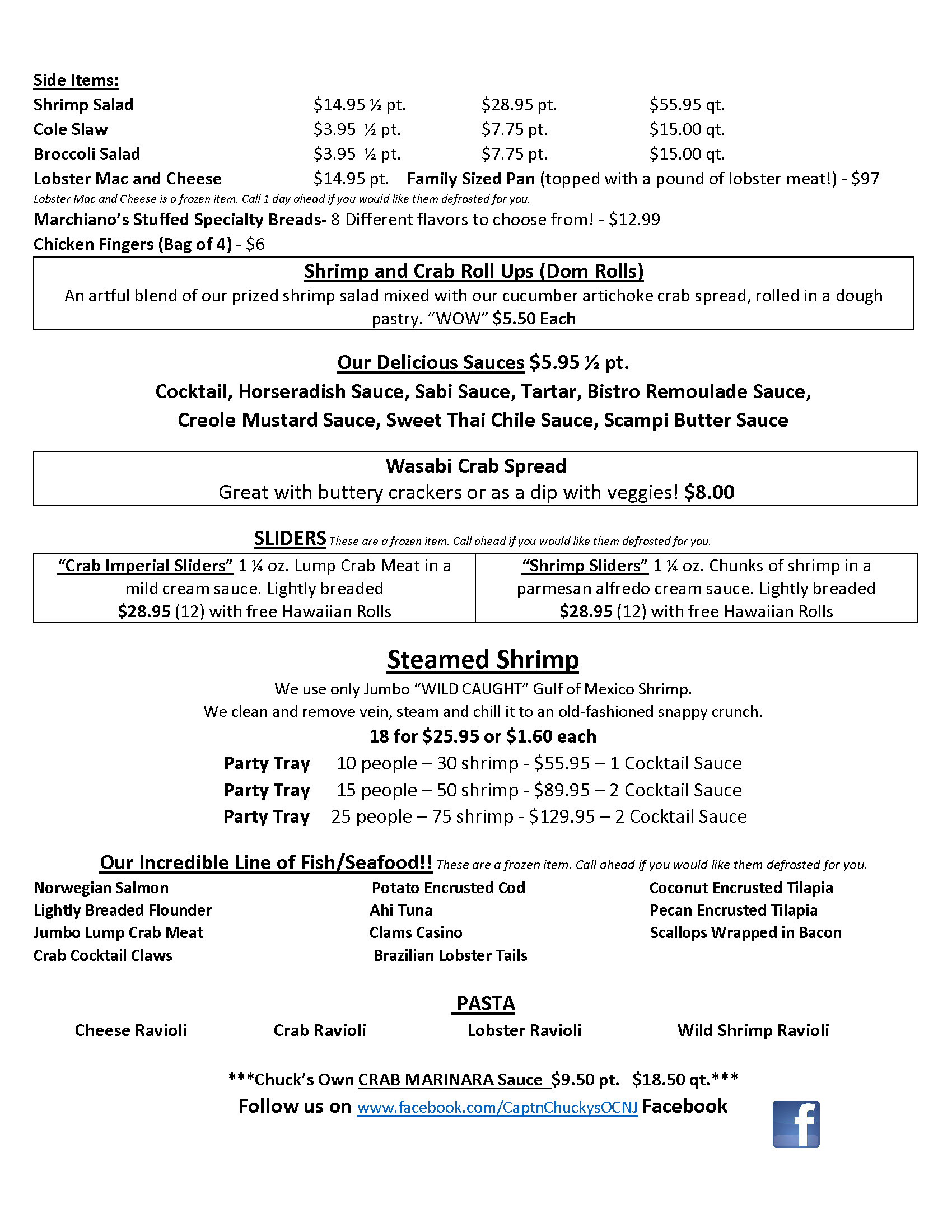 ocnj menu